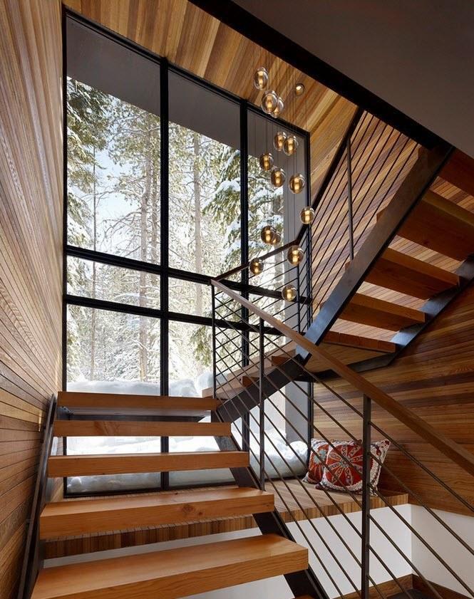 индивидуальная лестница на дачу