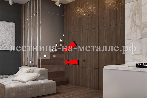 поворот лестницы