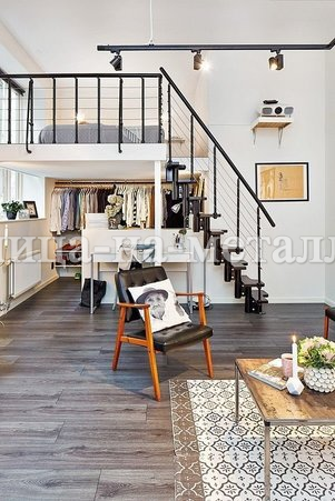 модульная лестница на антресоль