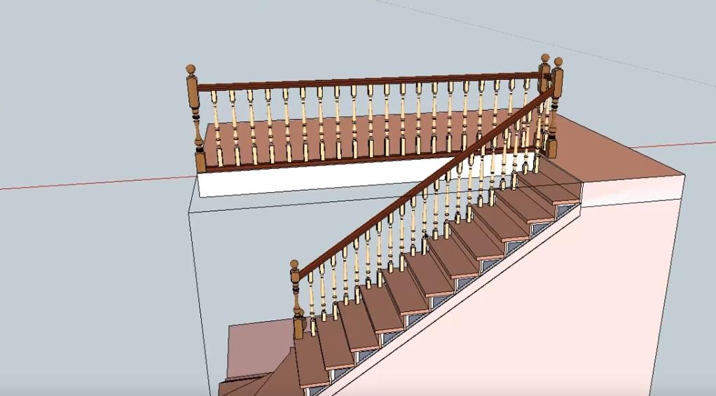 эскиз лестницы