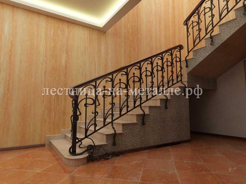 бетонная лестница в цоколь