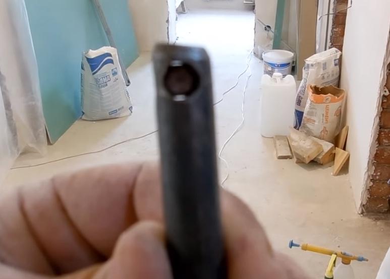 просверливаем круглую арматуру