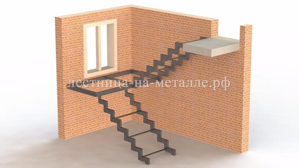 открытый каркас с площадкой